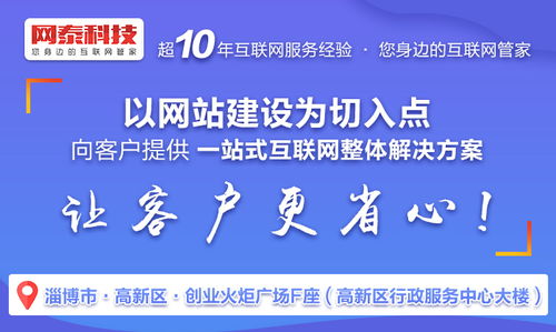 淄博网络信息咨询服务与网站建设公司推荐 淄博网泰科技详解